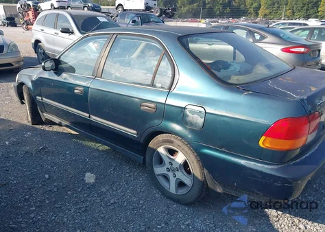 1998 Honda Civic Lx from USA, damaged, VIN 2HGEJ6673WH520922